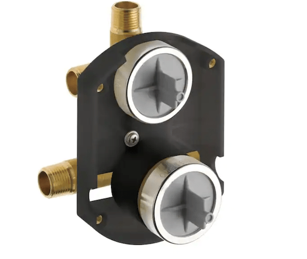 A diverter shower valve.